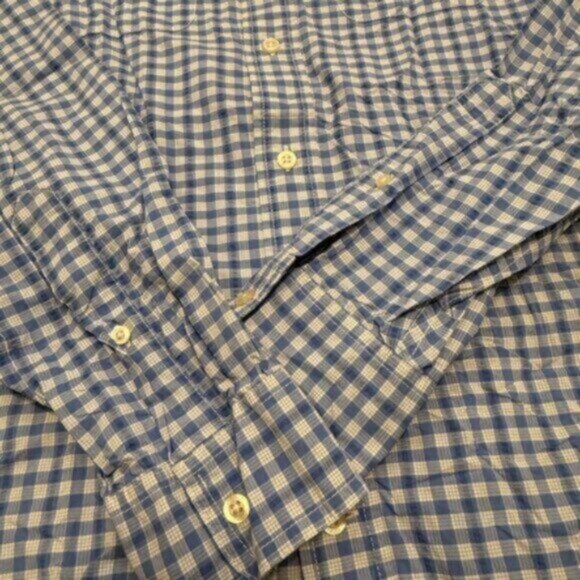 NWOT Vineyard Vines men's Small Harbor Button Down Blue/White shirt Retails $128 - Picture 5 of 6